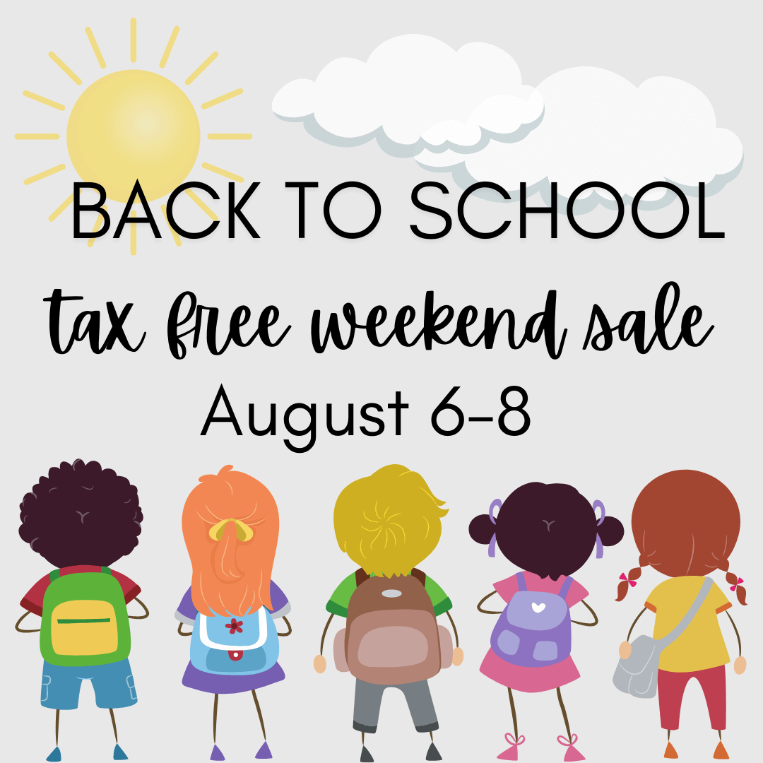 back to school texas tax free weekend 2021 sale