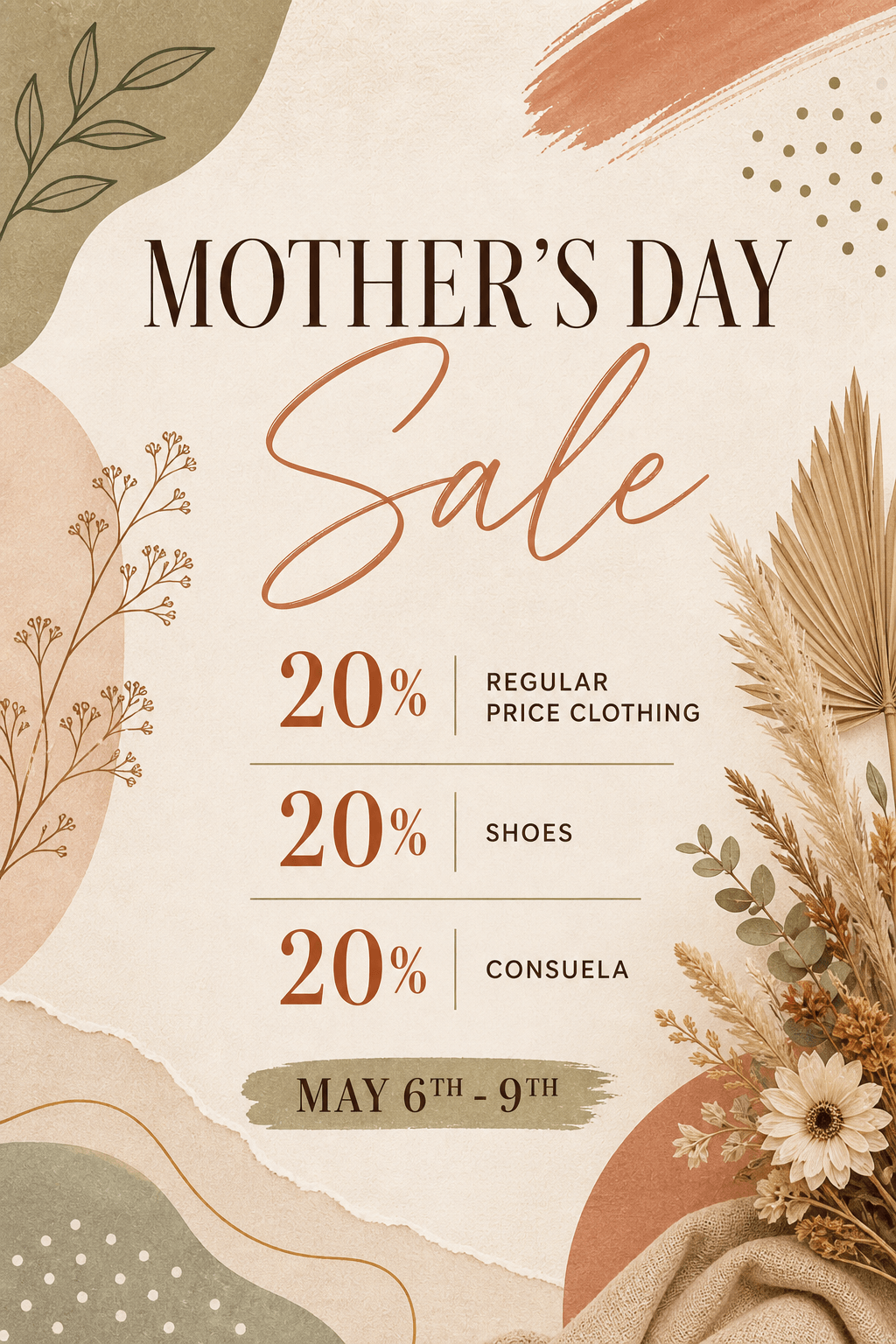 mother's day sale mothers